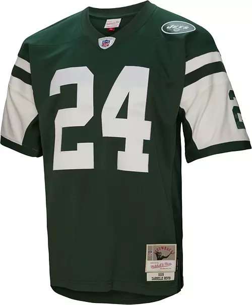 Mitchell & Ness Men's New York Jets Darrelle Revis #24 2009 Green Throwback Jersey