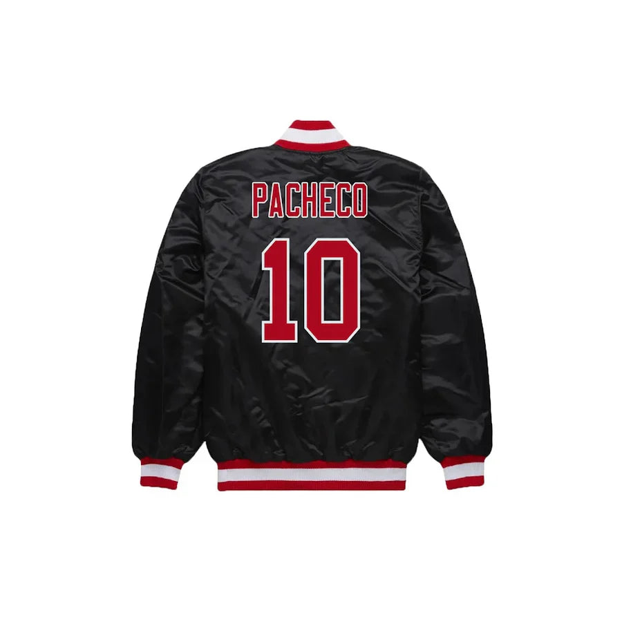 Isiah Pacheco Kansas City Chiefs Satin Bomber Jacket