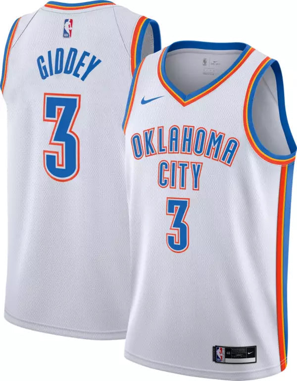 Josh Giddey Oklahoma City Thunder Jersey