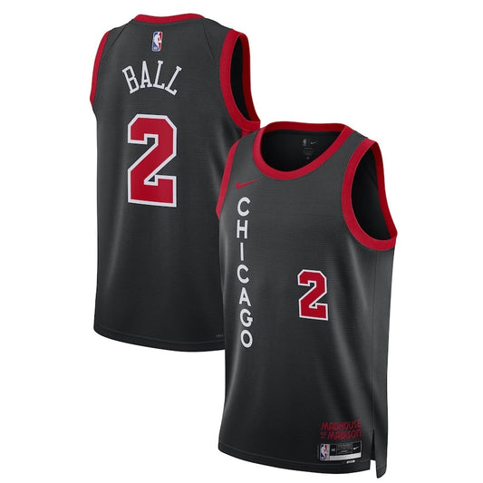 Lonzo Ball Chicago Bulls City Edition Jersey