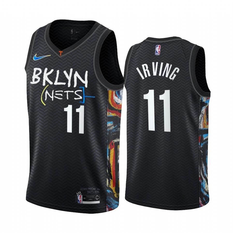 KYRIE IRVING BROOKLYN NETS 2020-21 CITY EDITION JERSEY