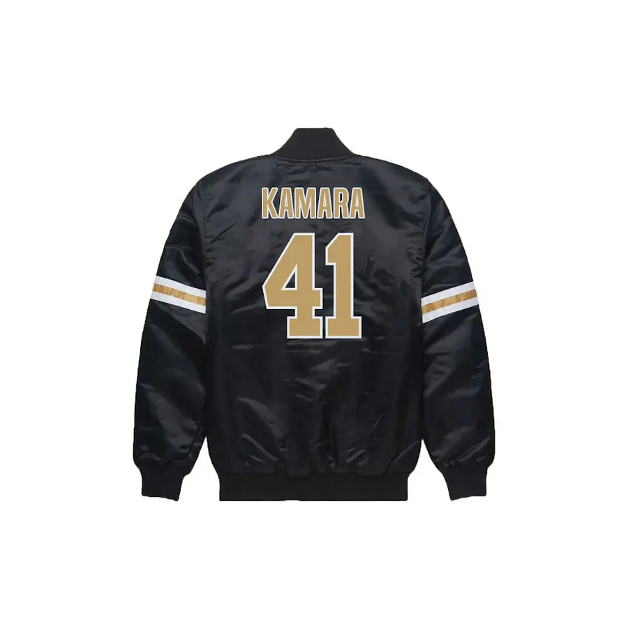 Alvin Kamara New Orleans Saints Satin Bomber Jacket