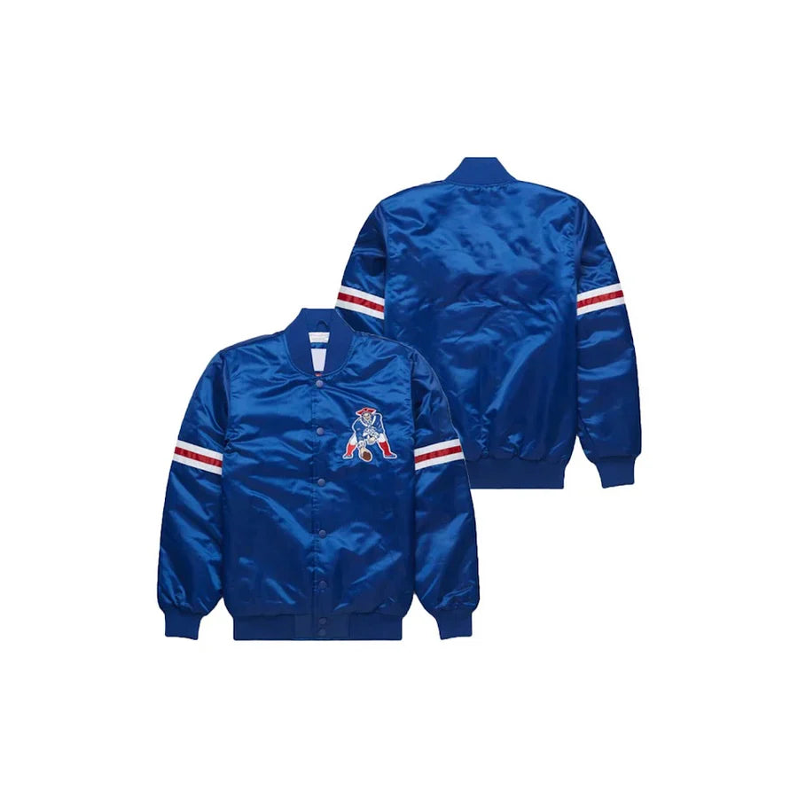 Custom New England Patriots Satin Bomber Jacket