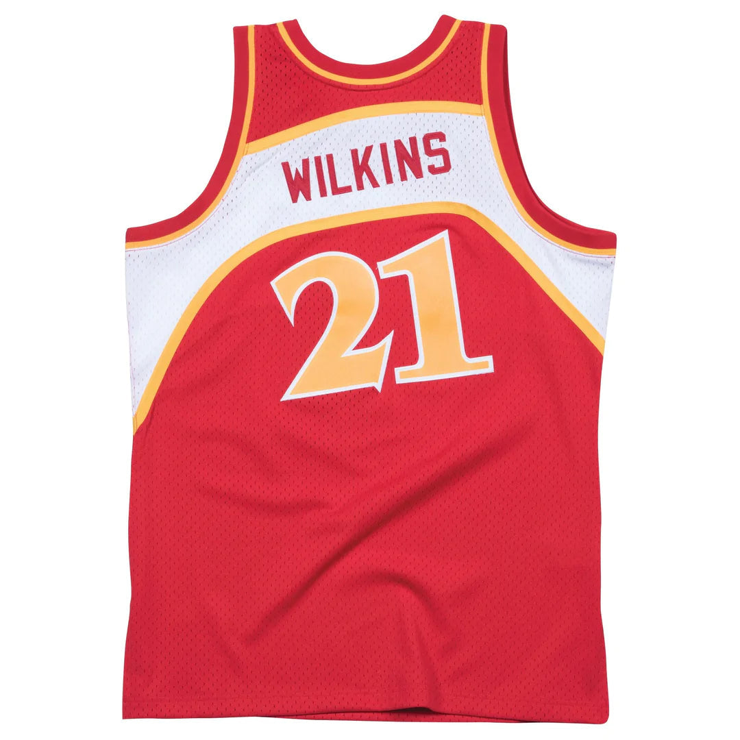 DOMINIQUE WILKINS ATLANTA HAWKS HARDWOOD CLASSICS THROWBACK SWINGMAN JERSEY