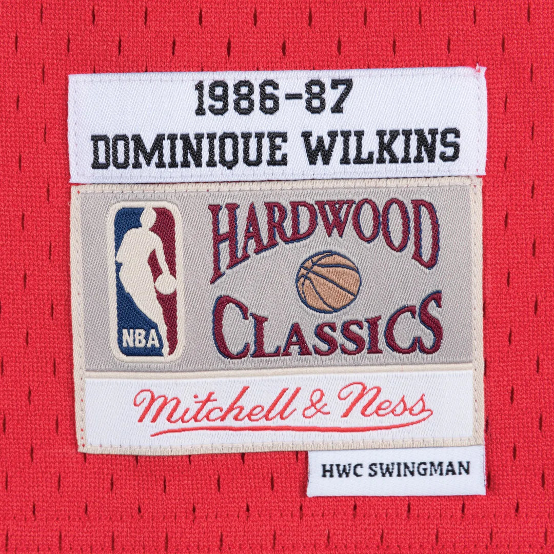 DOMINIQUE WILKINS ATLANTA HAWKS HARDWOOD CLASSICS THROWBACK SWINGMAN JERSEY