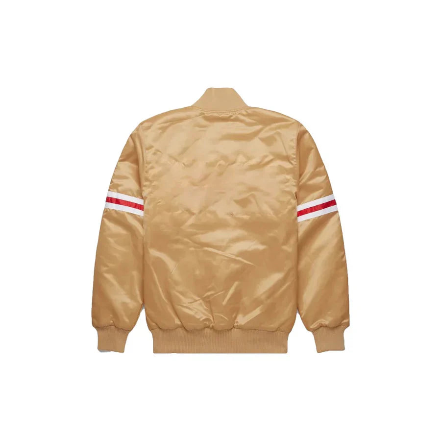 Custom Gold San Francisco 49ers Bomber Jacket