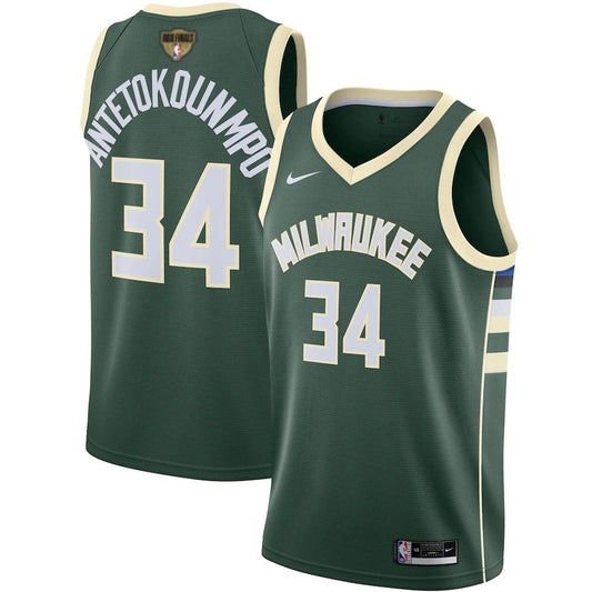 Giannis Antetokounmpo Milwaukee Bucks Finals Jersey