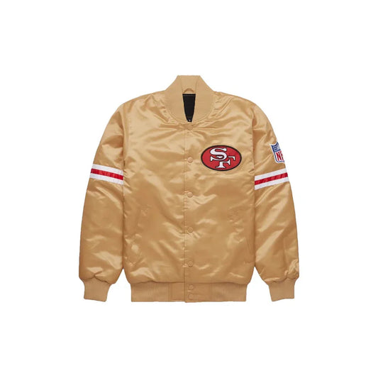 Gold San Francisco 49ers Bomber Jacket