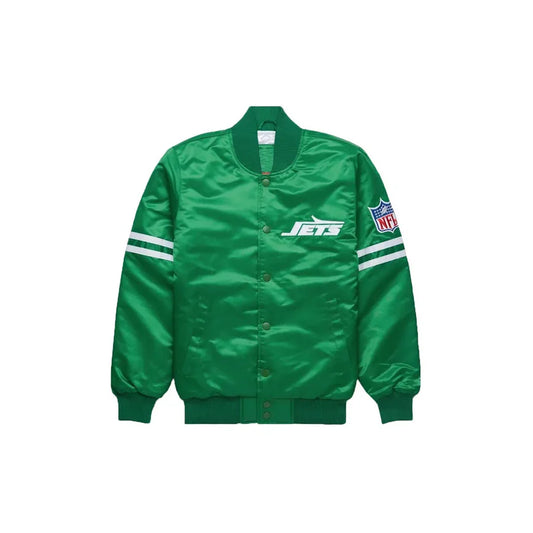 Custom New York Jets Satin Bomber Jacket