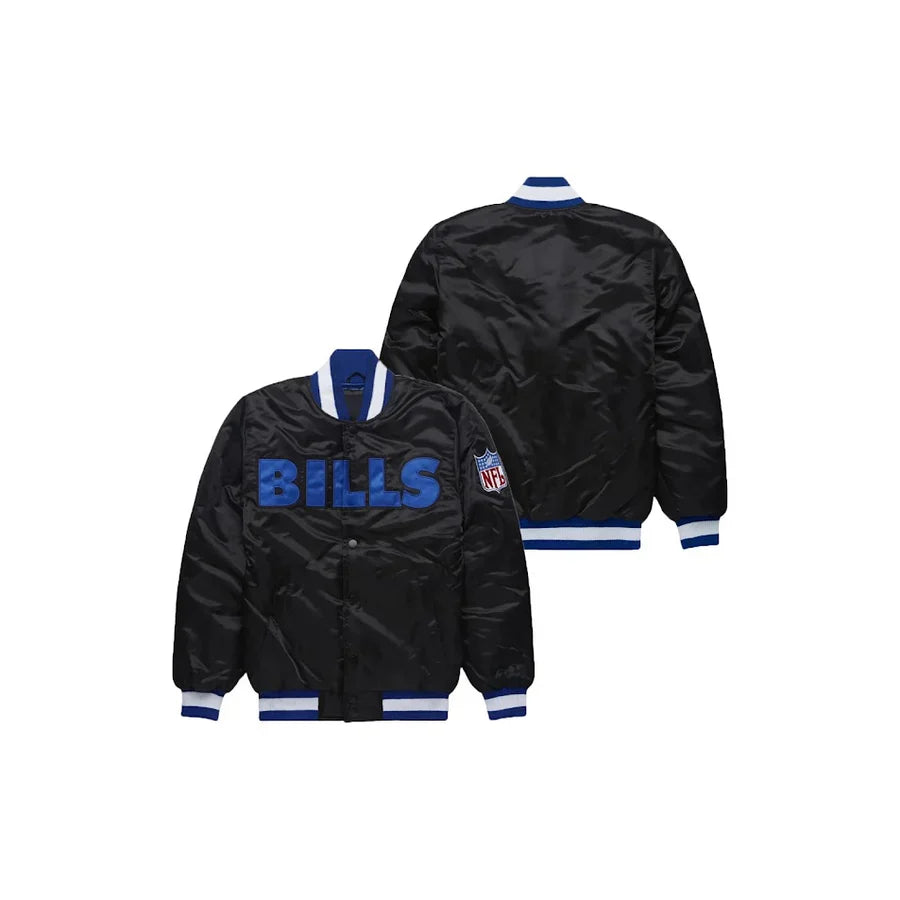 Custom Buffalo Bills Satin Bomber Jacket