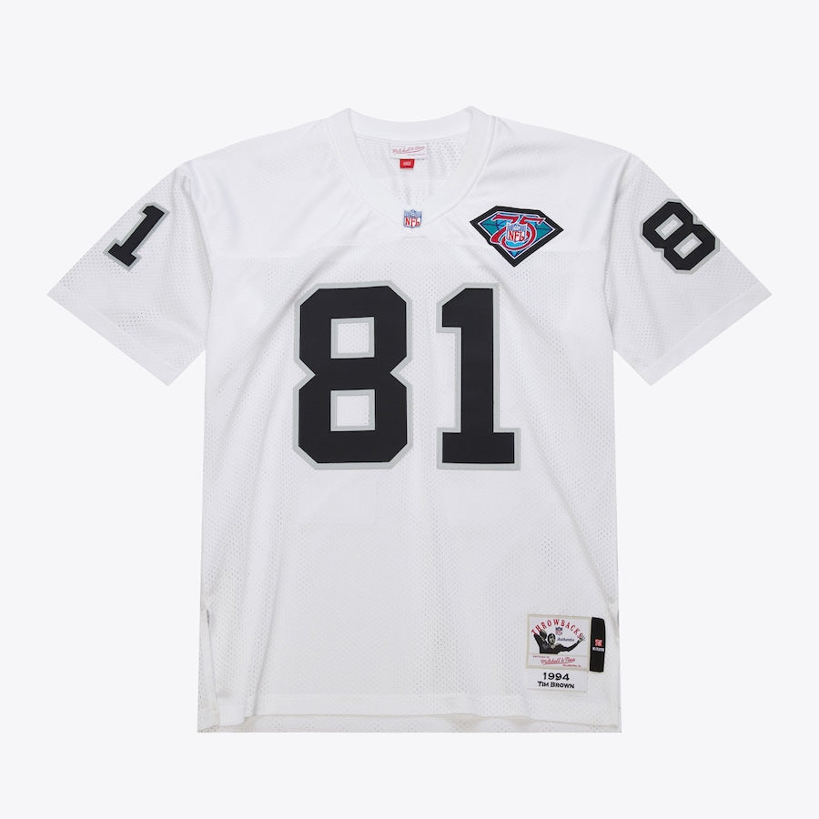 Men's Tim Brown White Los Angeles Raiders 1994 Jersey