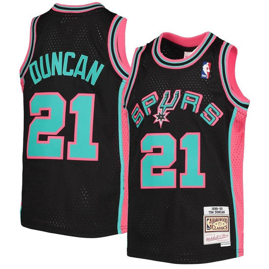 Tim Duncan San Antonio Spurs Throwback Jersey