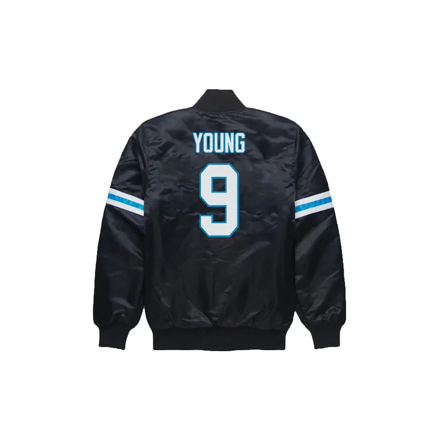 Bryce Young Carolina Panthers Satin Bomber Jacket