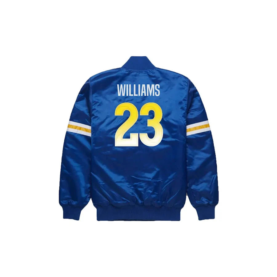 Kyren Williams Los Angeles Rams Satin Bomber Jacket