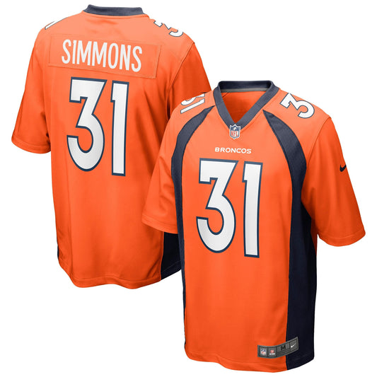 Justin Simmons Denver Broncos Jersey