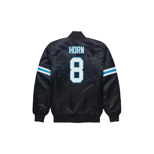 Jaycee Horn Carolina Panthers Satin Bomber Jacket