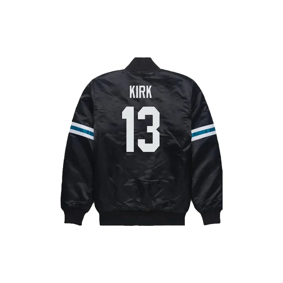 Christian Kirk Jacksonville Jaguars Satin Bomber Jacket