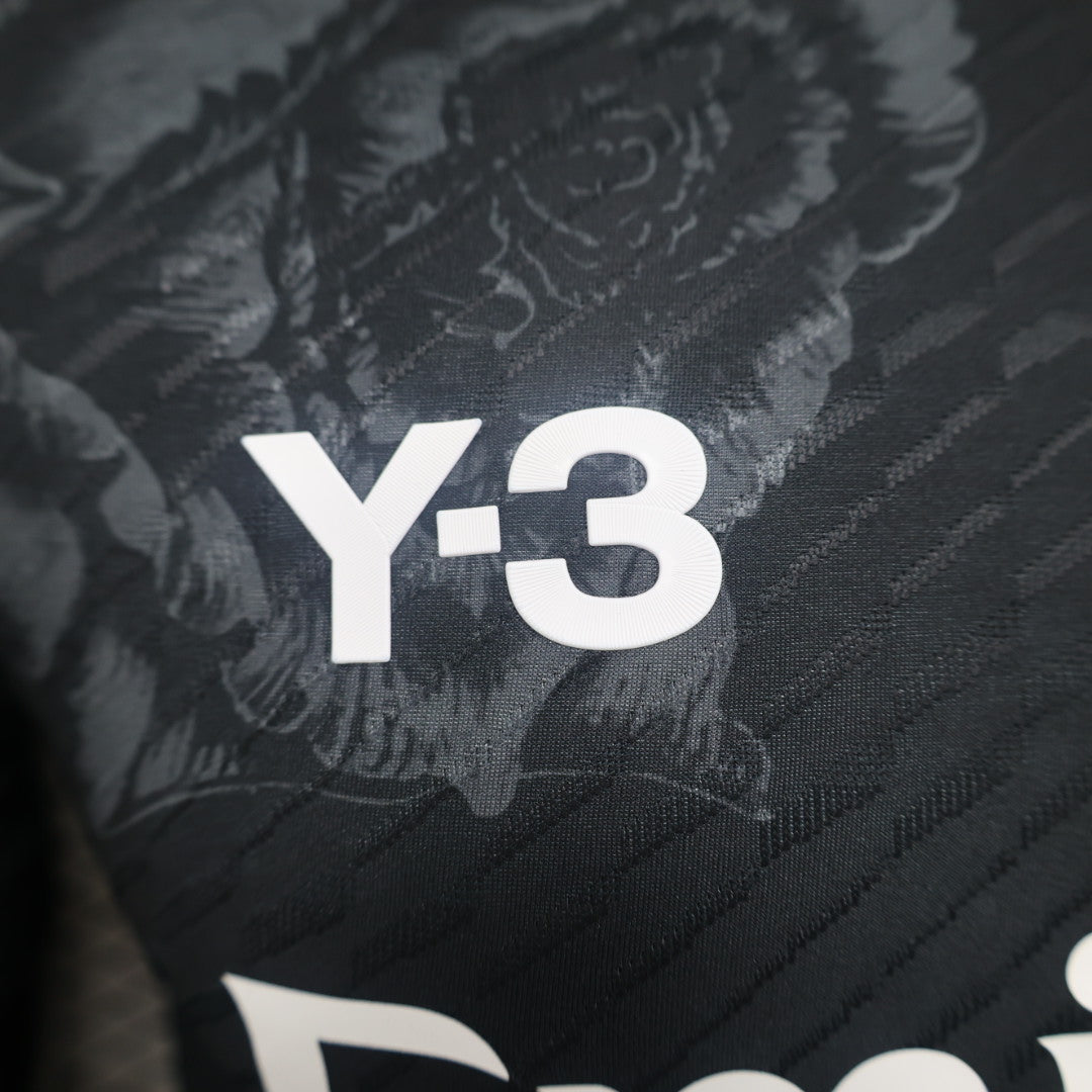 New 24-25 Real Madrid Y3 Black Player Edition Jersey