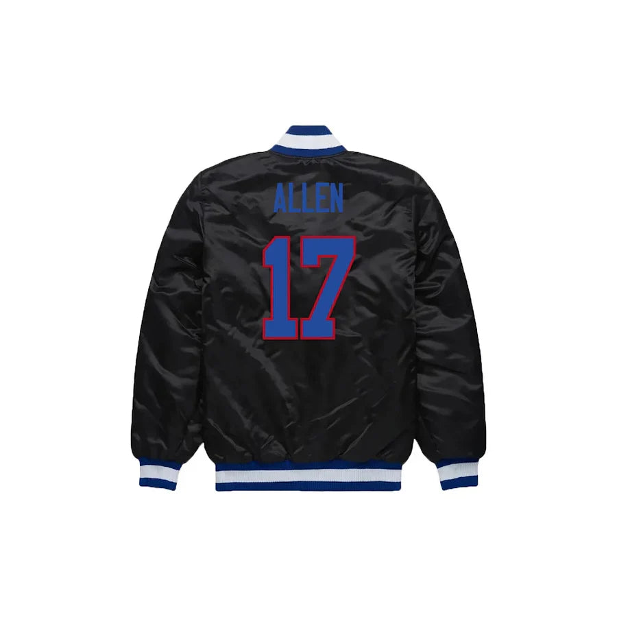 Josh Allen Buffalo Bills Satin Bomber Jacket