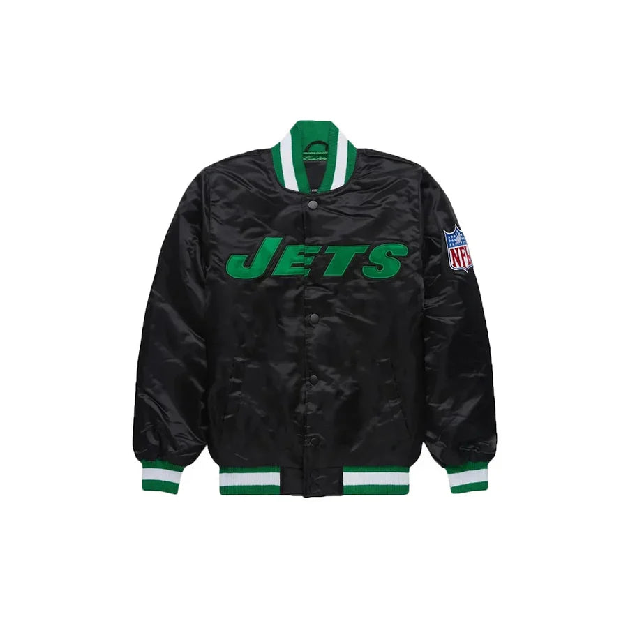 Custom New York Jets Satin Bomber Jacket