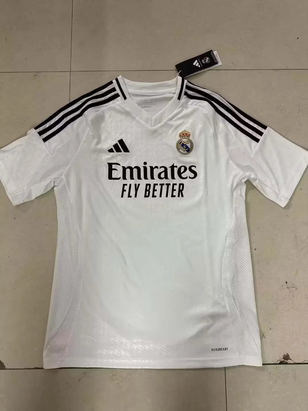 Custom 2024/2025 Real Madrid Home Football Shirt 1:1 Thai Quality