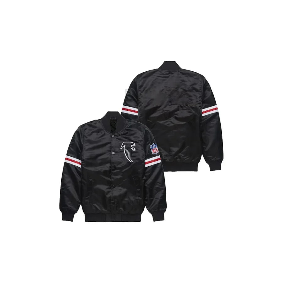 Custom Atlanta Falcons Satin Bomber Jacket