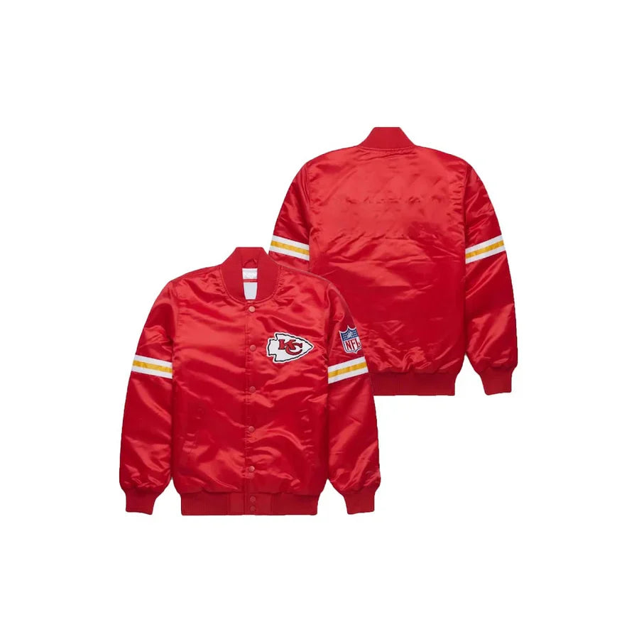 Custom Kansas City Chiefs Satin Bomber Jacket