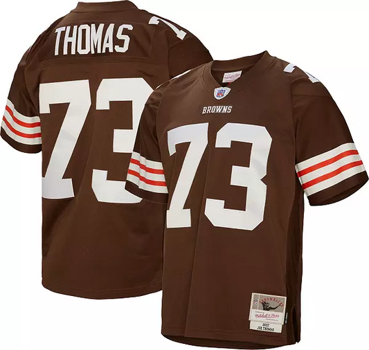 Mitchell & Ness Men's Cleveland Browns Joe Thomas #73 2007 Brown Throwback Jersey