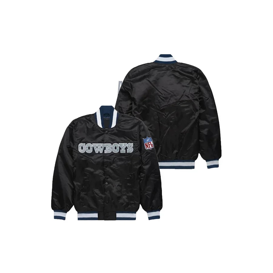 Dallas Cowboys Satin Bomber Jacket