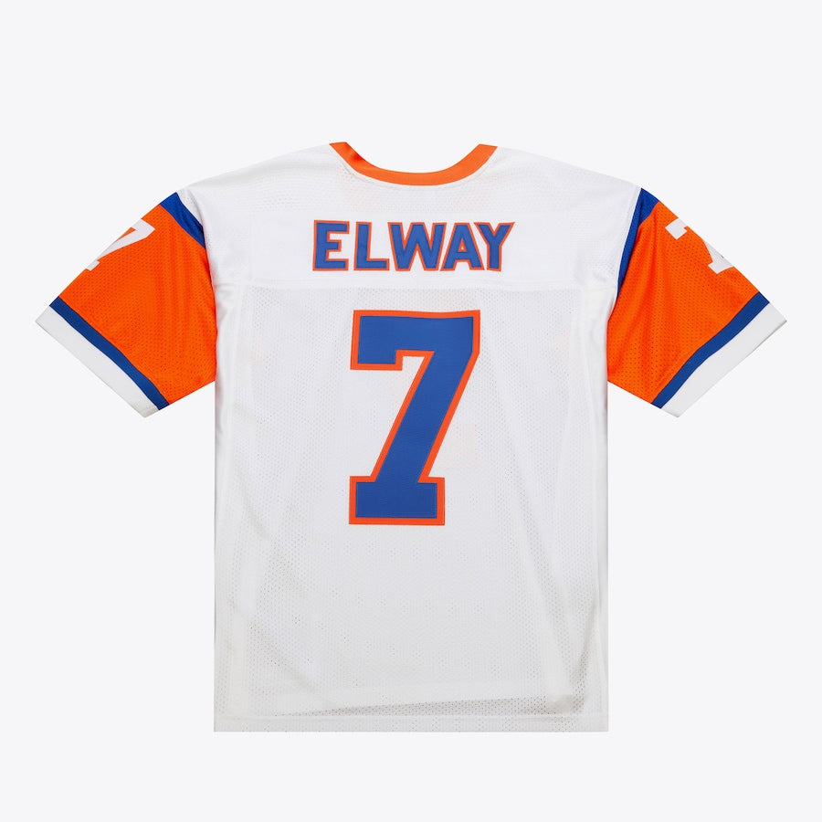 Men's John Elway White Denver Broncos 1994 Jersey