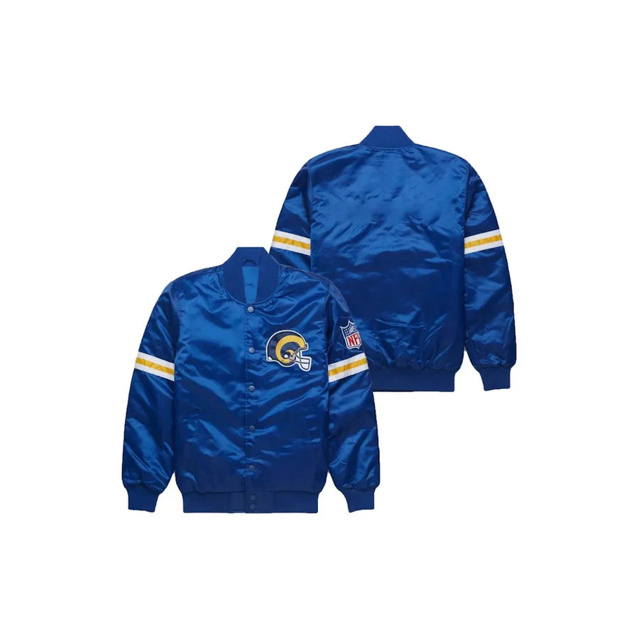 Custom Los Angeles Rams Satin Bomber Jacket