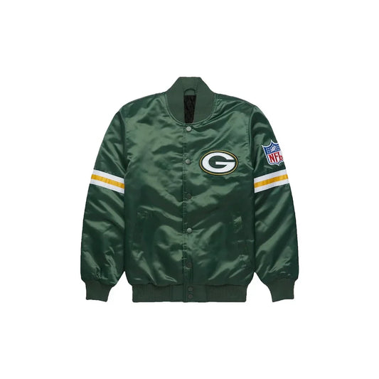 Green Bay Packers Satin Bomber Jacket