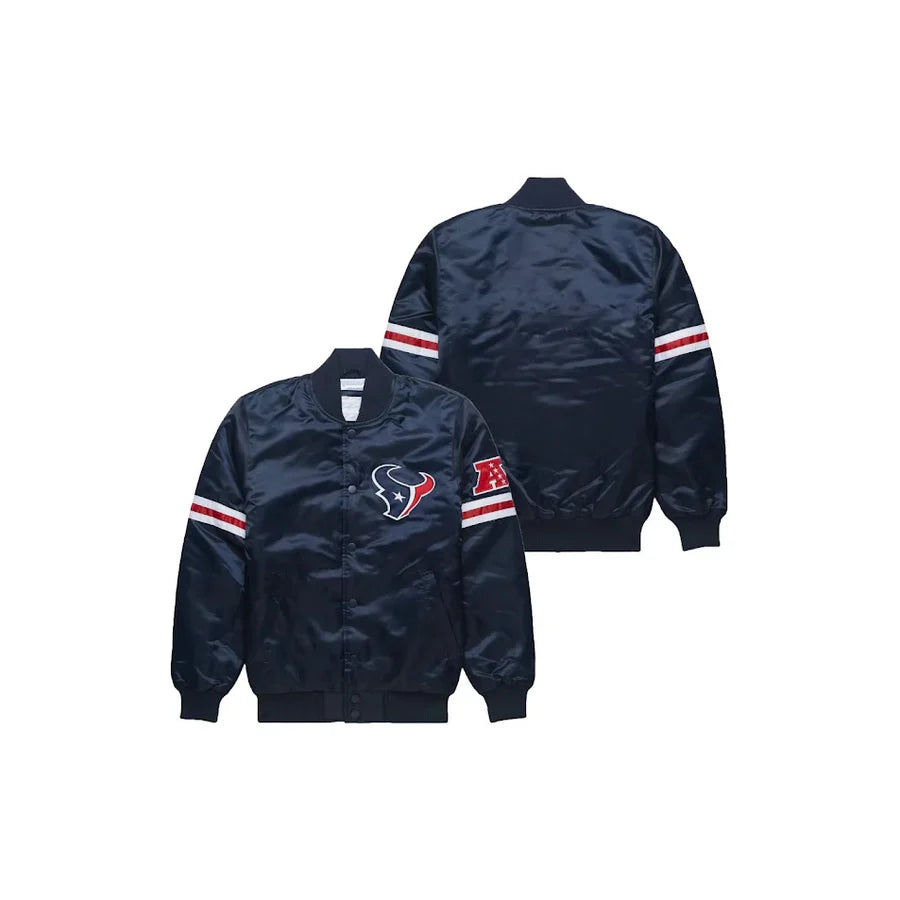 Houston Texans Satin Bomber Jacket