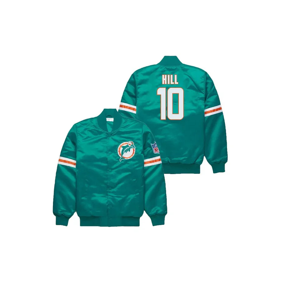 Tyreek Hill Miami Dolphins Satin Bomber Jacket