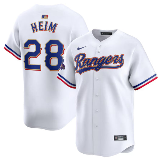 Jonah Heim Texas Rangers Gold Edition Jerseys