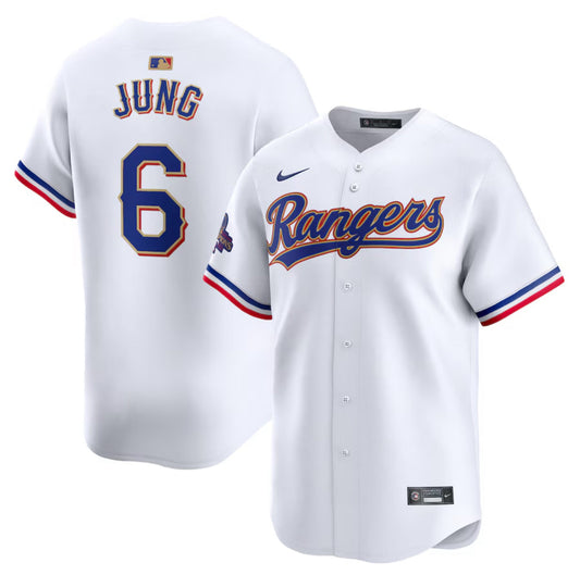 Josh Jung Texas Rangers Gold Edition Jerseys