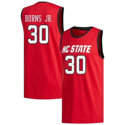 NCAAB DJ Burns Jr. NC State Wolfpack Jersey