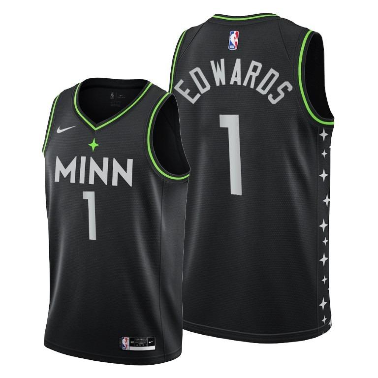 Anthony Edwards Minnesota Timberwolves 2020-21 City Edition Jersey