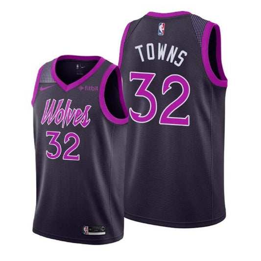 Karl Anthony Towns Minnesota Timberwolves City Edition Jersey