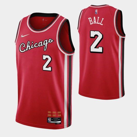 Lonzo Ball Chicago Bulls 2021-22 City Edition Jersey