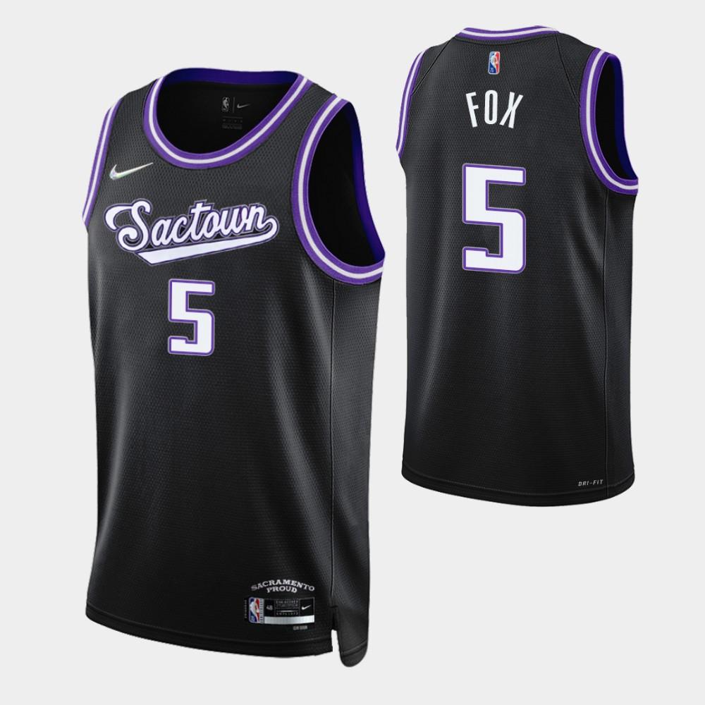 De'Aaron Fox Sacramento Kings 2021-22 City Edition Jersey