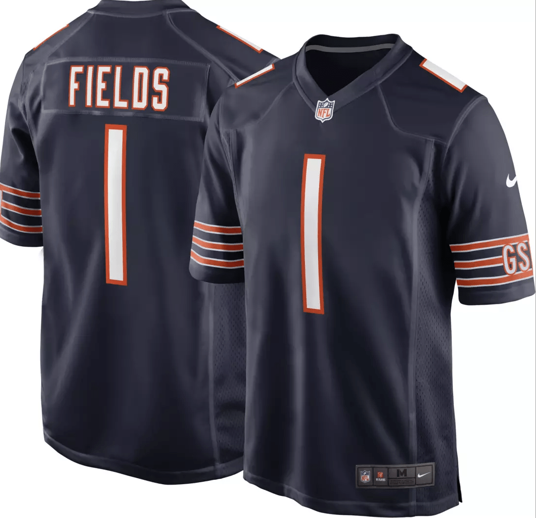 Justin Fields Chicago Bears Jersey