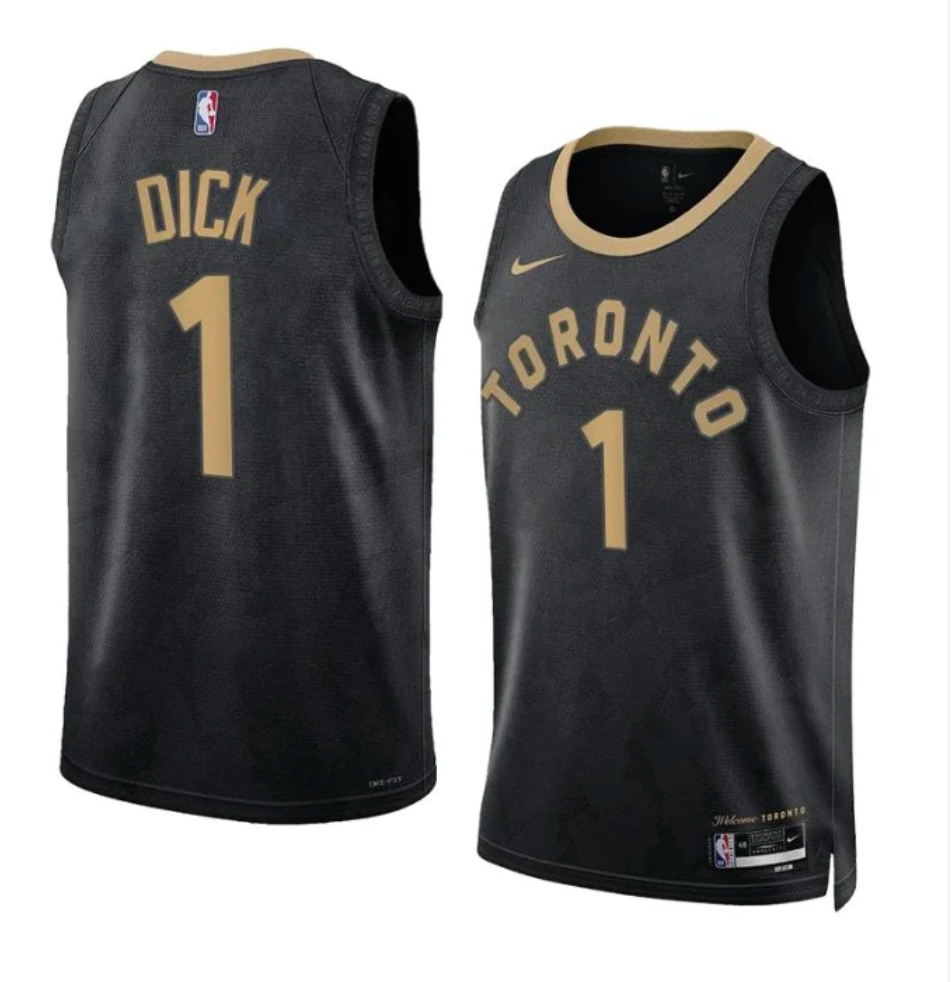 Gradey Dick Toronto Raptors Jersey