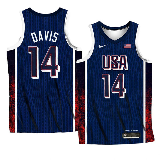 Anthony Davis Team USA 2024 Olympics Jersey