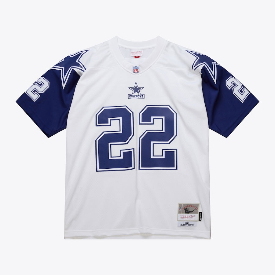 Men's Emmitt Smith White Dallas Cowboys 1994 Replica Jersey