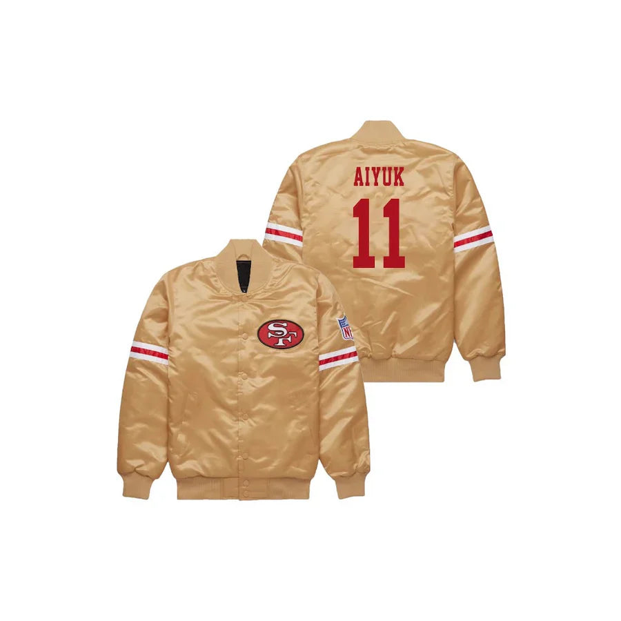 Brandon Aiyuk San Francisco 49ers Bomber Jacket