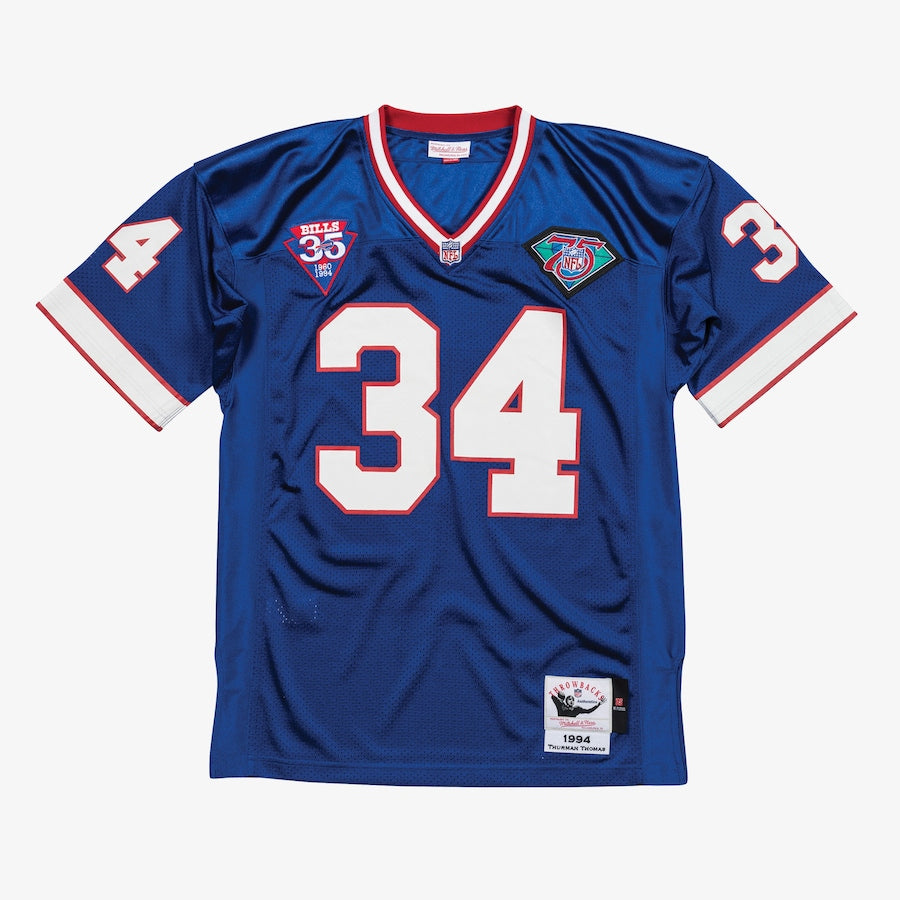 Men's Thurman Thomas Royal Buffalo Bills 1994/95 Jersey