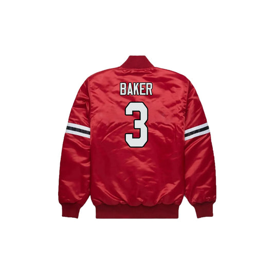 Budda Baker Arizona Cardinals Satin Bomber Jacket