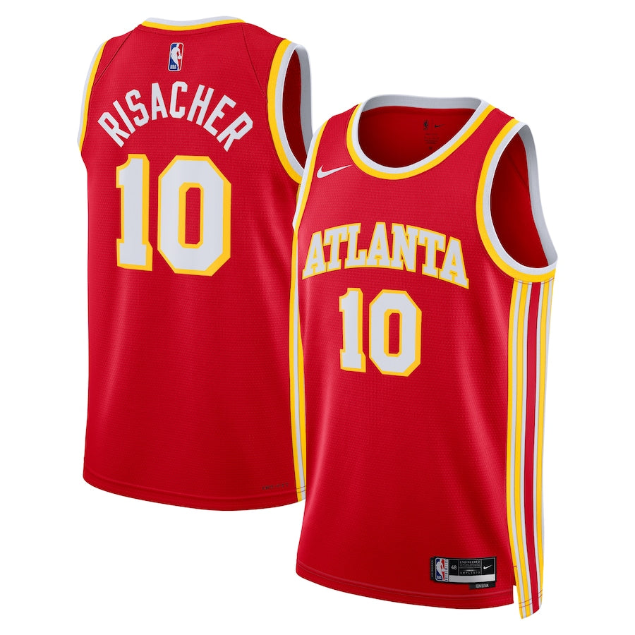 Zaccharie Risacher Atlanta Hawks Jersey