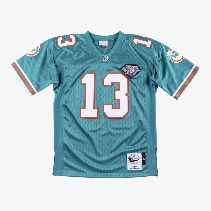 Men's Dan Marino Aqua Miami Dolphins 1994  Jersey